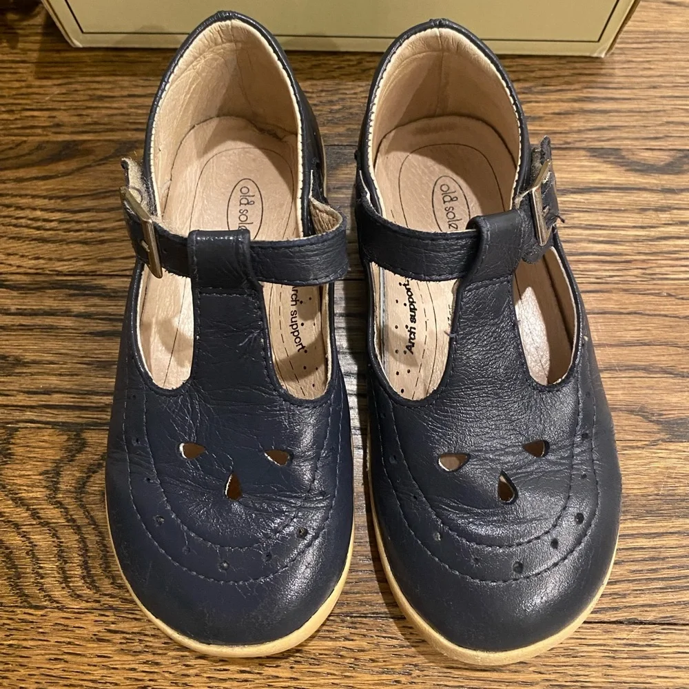 Old Soles Navy Blue Mary Jane Shoes Sz 12